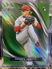 Andrew Abbott [Green Refractor] #11 Baseball Cards 2024 Topps Chrome Black Prices