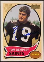 Tom Dempsey Football Cards 2001 Topps Team Legends Autograph Prices