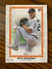 Matt Manning Baseball Cards 2022 Topps Rip Autographs Prices