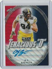 A.J. Epenesa [Red Prismatic] #BA-AJE Football Cards 2020 Leaf Metal Draft Autographs Prices