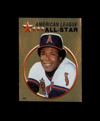 Rod Carew #131 Baseball Cards 1982 Topps Stickers Prices