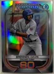 Brennen Davis Baseball Cards 2021 Bowman Scout’s Top 100 Prices
