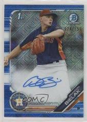 Brandon Bielak [Choice Refractor] #CPA-BB Baseball Cards 2019 Bowman Chrome Prospects Autographs Prices