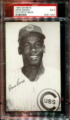 Ernie Banks Baseball Cards 1963 Exhibits Statistic Back Prices