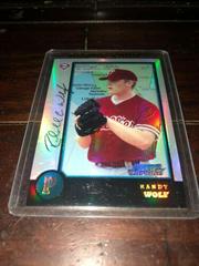 Randy Wolf [Refractor] Baseball Cards 1998 Bowman Chrome Prices