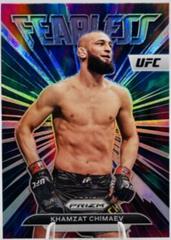 Khamzat Chimaev [Silver] #5 Ufc Cards 2023 Panini Prizm UFC Fearless Prices
