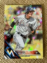 Christian Yelich [Gold] Baseball Cards 2016 Topps Chrome Sapphire Prices