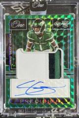 Ahmad 'Sauce' Gardner [Precision Patch Autograph Green] #303 Football Cards 2022 Panini One Prices