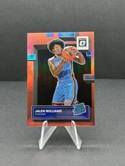Jalen Williams [Red] #235 Basketball Cards 2022 Panini Donruss Optic Prices