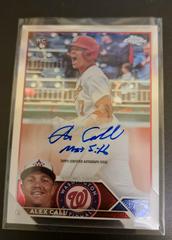 Alex Call #AC-AC Baseball Cards 2023 Topps Chrome Update Autographs Prices