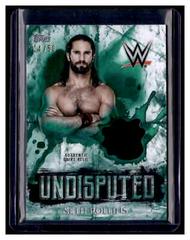 Seth Rollins [Green] Wrestling Cards 2018 Topps WWE Undisputed Relics Prices