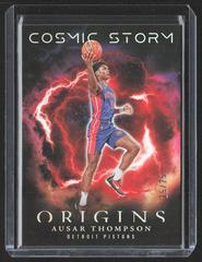 Ausar Thompson [Red] #25 Basketball Cards 2023 Panini Origins Cosmic Storm Prices