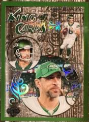 Aaron Rodgers [Green] #1 Football Cards 2023 Panini Illusions King of Cards Prices