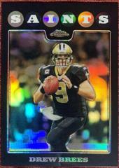 Drew Brees [Refractor] #TC1 Football Cards 2008 Topps Chrome Prices