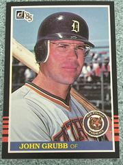 John Grubb Baseball Cards 1985 Donruss Prices