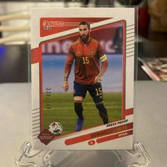Sergio Ramos [Press Proof Gold] #144 Soccer Cards 2021 Panini Donruss Road to Qatar Prices