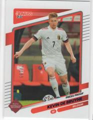 Kevin De Bruyne [Press Proof Purple] Soccer Cards 2021 Panini Donruss Road to Qatar Prices