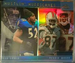 Ray Lewis, Reggie Wayne [Refractor] #TC19 Football Cards 2001 Topps Chrome Combos Prices