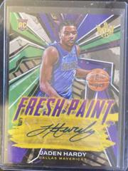 Jaden Hardy #FP-JHD Basketball Cards 2022 Panini Court Kings Fresh Paint Autographs Prices