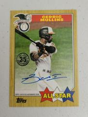 Cedric Mullins Baseball Cards 2022 Topps Baseball Stars Autographs Prices