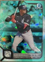 Eloy Jimenez [Sapphire Aqua] #1 Baseball Cards 2022 Bowman Chrome Prices