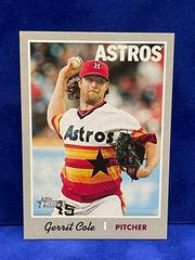 Gerrit Cole [Throwback] #429 Baseball Cards 2019 Topps Heritage Prices