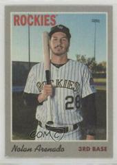 Nolan Arenado Baseball Cards 2019 Topps Heritage 1970 Cloth Stickers Prices