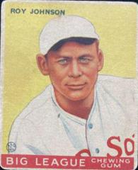 Roy Johnson Baseball Cards 1933 Goudey Prices