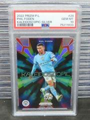 Phil Foden [Silver] #28 Soccer Cards 2022 Panini Prizm Premier League Kaleidoscopic Prices