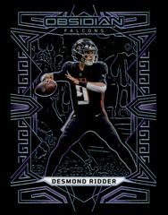 Desmond Ridder [Purple Electric Etch] #3 Football Cards 2023 Panini Obsidian Prices