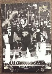 Mason McTavish [Black White] #C122 Hockey Cards 2023 Upper Deck UD Canvas Prices