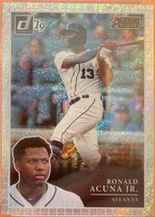 Ronald Acuna Jr. [Rapture] #AA12 Baseball Cards 2019 Panini Donruss Action All Stars Prices
