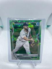 Jose Abreu [Green] #4 Baseball Cards 2021 Bowman Chrome Sapphire Prices