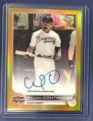 William Contreras [Gold] #ASGA-WCO Baseball Cards 2022 Topps Chrome Update All Star Game Autographs Prices