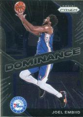 Joel Embiid Basketball Cards 2020 Panini Prizm Dominance Prices