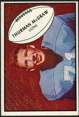 Thurman McGraw Football Cards 1953 Bowman Prices