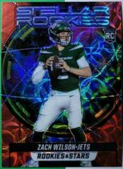 Zach Wilson [Red Scope] Football Cards 2021 Panini Rookies and Stars Stellar Prices