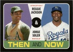 Jorge Soler / Reggie Jackson Baseball Cards 2020 Topps Heritage Then and Now Prices