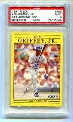 Ken Griffey Jr. [Bat Around .300] Baseball Cards 1991 Fleer Prices