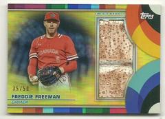 Freddie Freeman [Gold Rainbow] #2 Baseball Cards 2023 Topps World Classic Prices