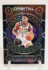 Anthony Edwards #1 Basketball Cards 2022 Panini Obsidian Orbital Prices