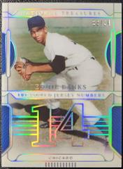 Ernie Banks #TJN-6 Baseball Cards 2022 Panini National Treasures Jersey Numbers Prices