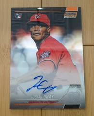 Josiah Gray [Orange] Baseball Cards 2022 Stadium Club Chrome Autographs Prices