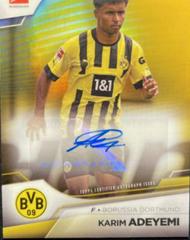 Karim Adeyemi [Gold] #BCA-KAD Soccer Cards 2022 Topps Chrome Bundesliga Autographs Prices