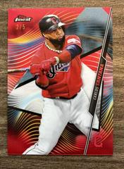 Carlos Santana [Red Refractor] #122 Baseball Cards 2020 Topps Finest Prices