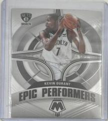 Kevin Durant #9 Basketball Cards 2021 Panini Mosaic Epic Performers Prices