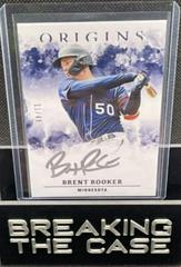 Brent Rooker [Silver Ink] #OASI-BR Baseball Cards 2021 Panini Chronicles Origins Autographs Prices