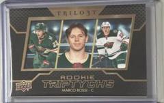 Marco Rossi Hockey Cards 2022 Upper Deck Trilogy Rookie Triptychs Prices