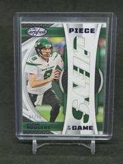 Aaron Rodgers [Purple] #POG-46 Football Cards 2023 Panini Certified Piece of the Game Prices