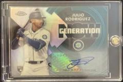 Julio Rodriguez [Autograph] #GNC-24 Baseball Cards 2022 Topps Chrome Update Generation Now Prices